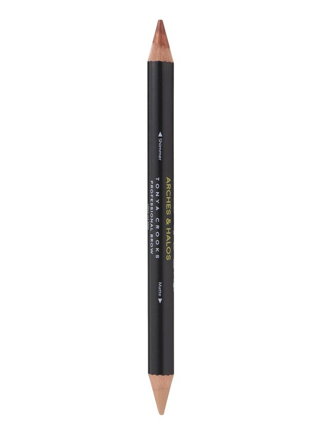Arches & Halos Brow Highlighting and Concealer Crayon - Tan - Shaping and Shimmer Eyebrow Stick and Highlighter Duo - Soft, Ultra Creamy Formula - Define, and Sculpt for Sharp Brows - 0.176 oz - Image 1